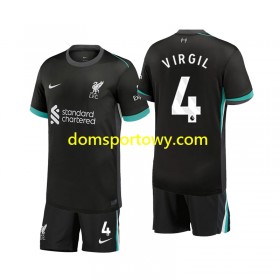 Koszulka Liverpool Virgil 4 Dziecięcy Wyjazdowe Koszulki Piłkarskie 2024-2025 Krótki Rękaw